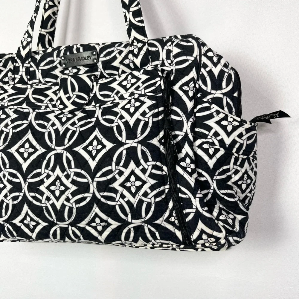 Vera Bradley Black & White Concerto Stroll‎ Around Diaper Bag